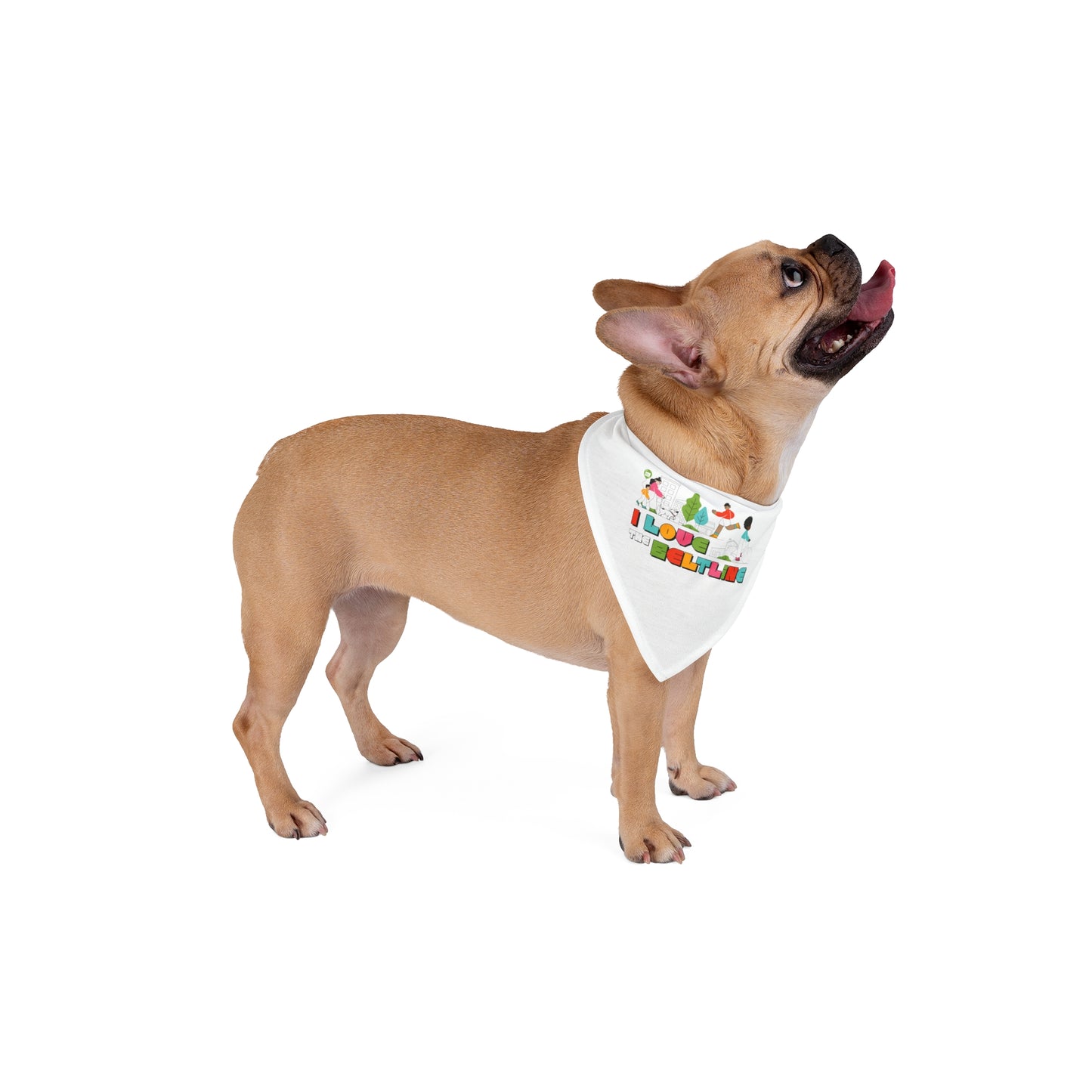 I Love the BeltLine Pet Bandana