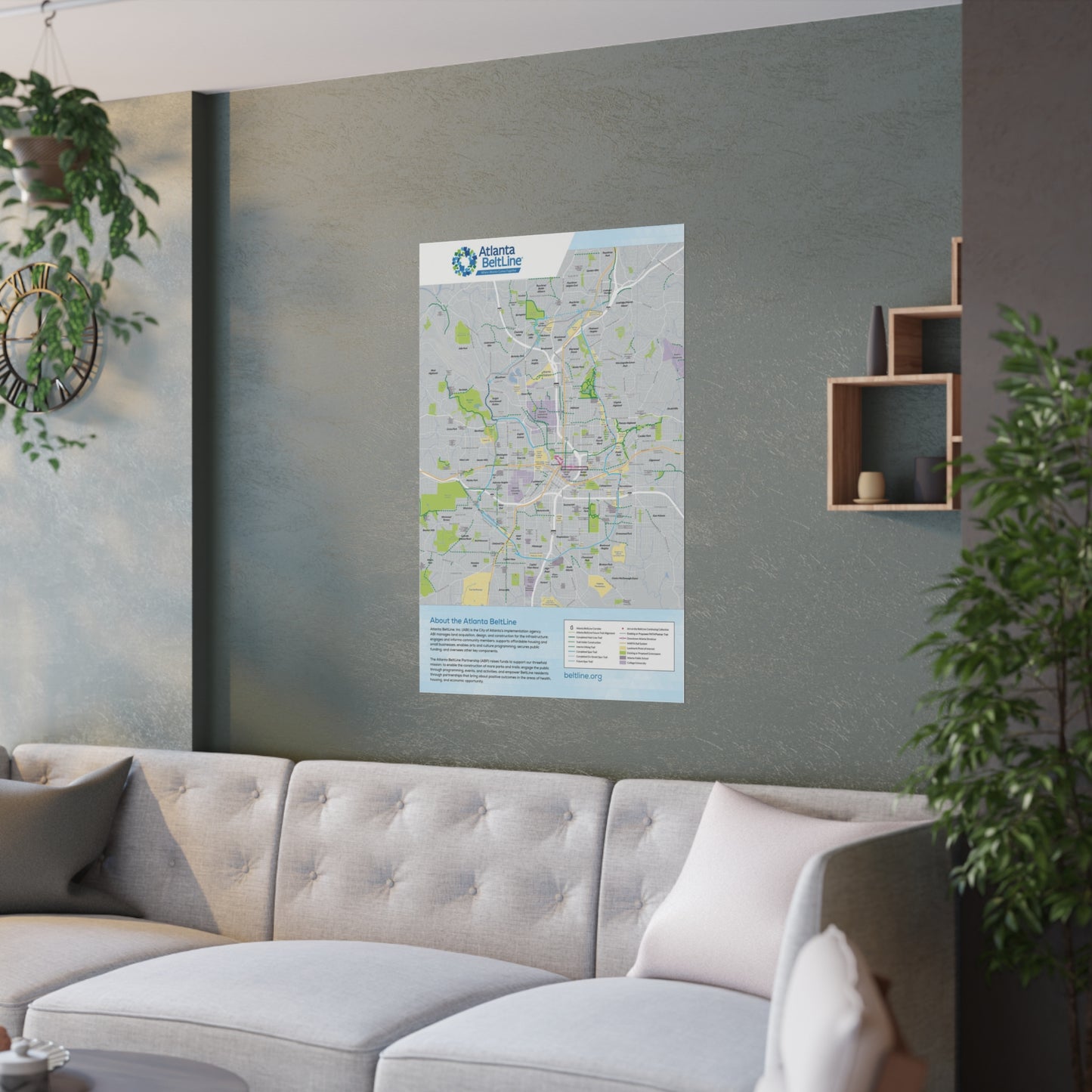 Atlanta BeltLine Detailed Map