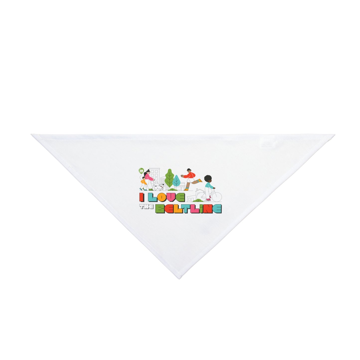 I Love the BeltLine Pet Bandana