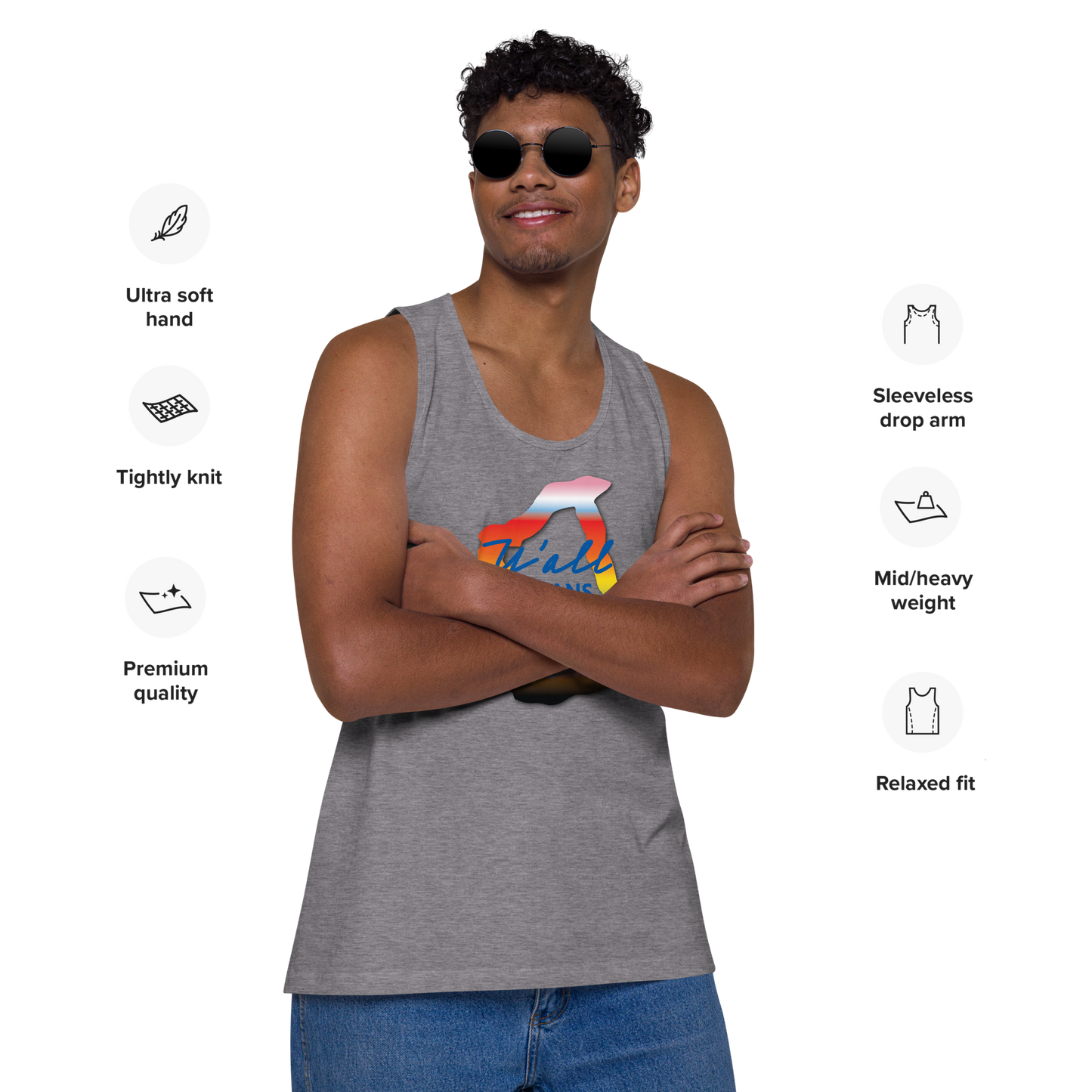 Y'all Means All Men's Tank