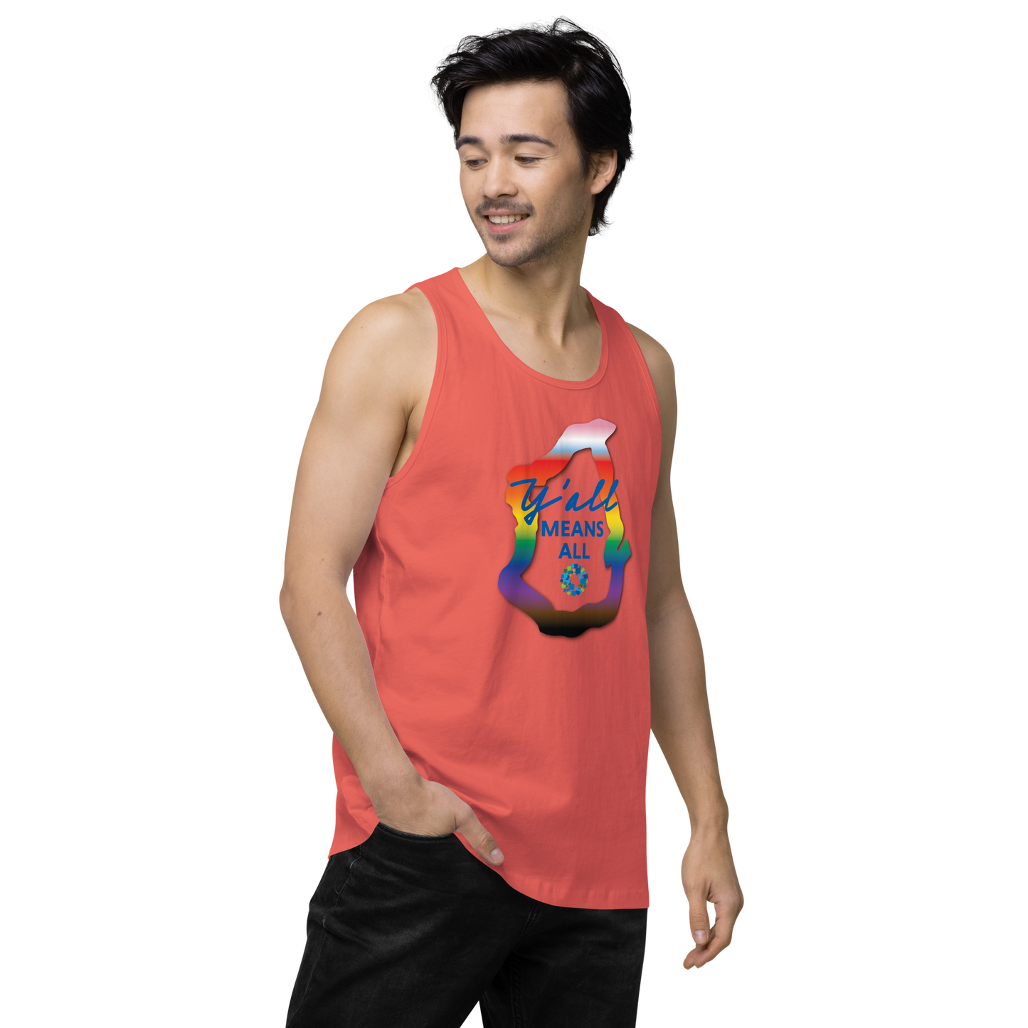 Y'all Means All Men's Tank