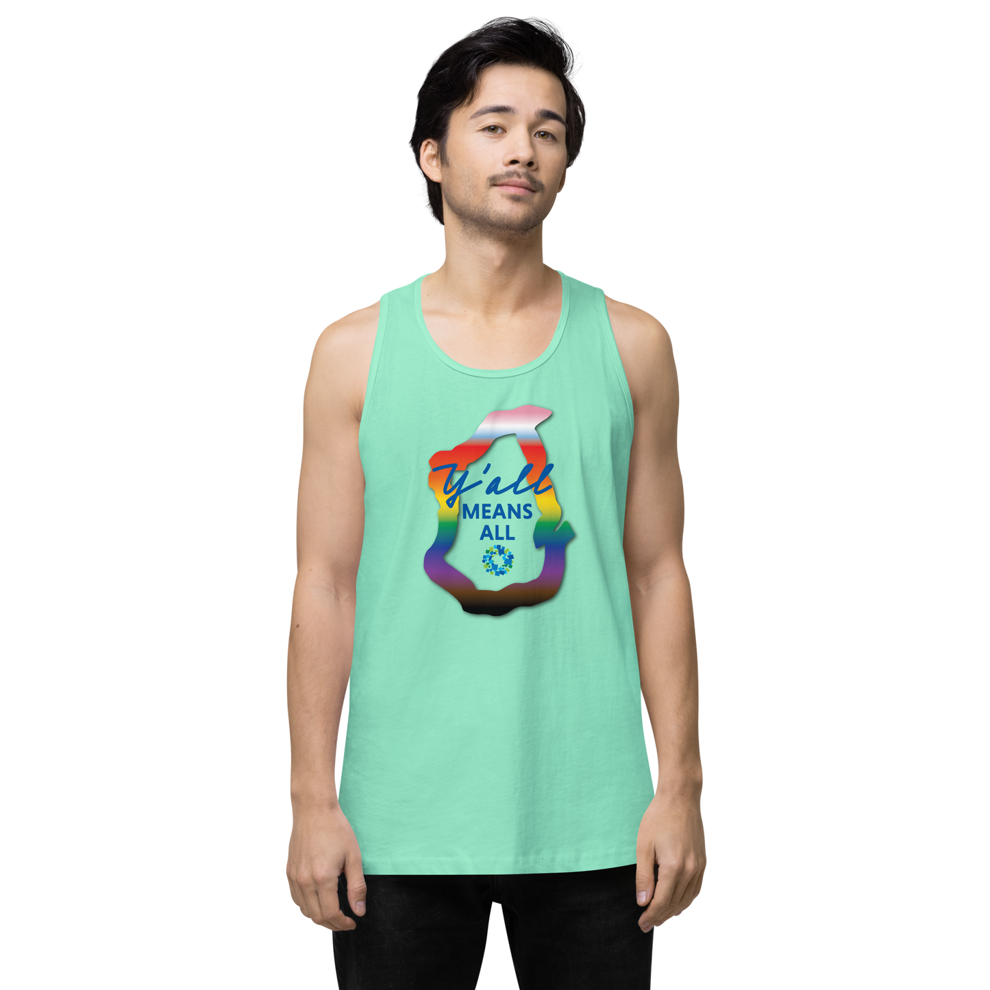 Y'all Means All Men's Tank