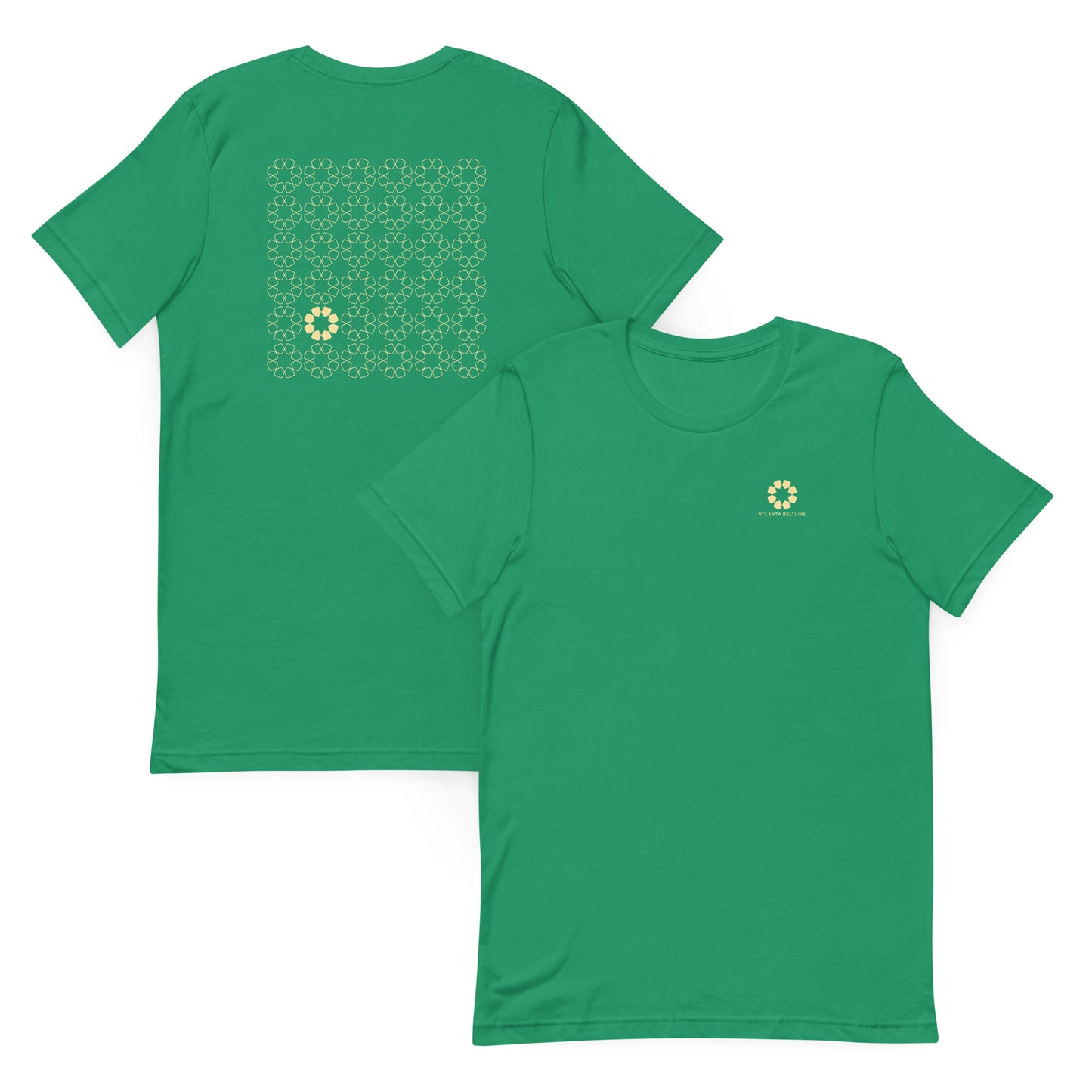 Beacon Pattern Unisex S/S Tee - Kelly