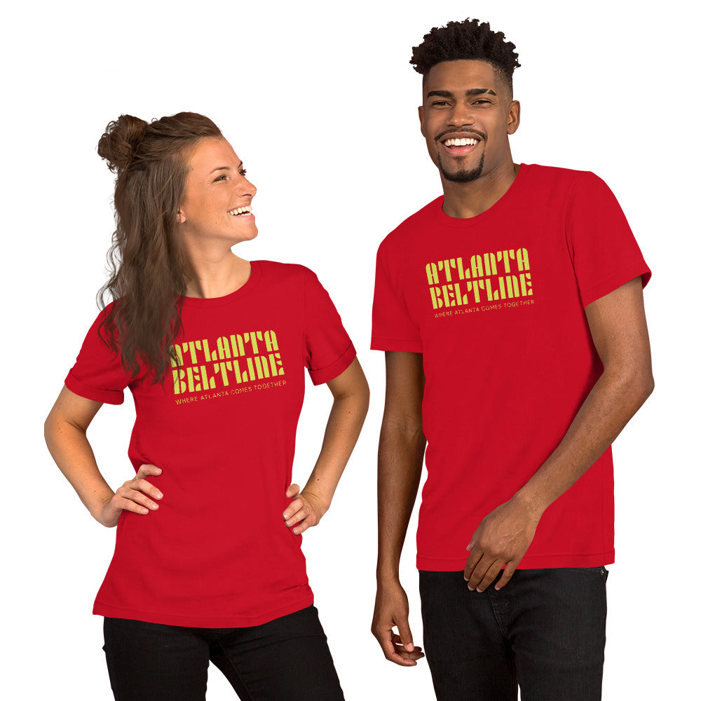 Atlanta Beltline Unisex S/S Tee - Red