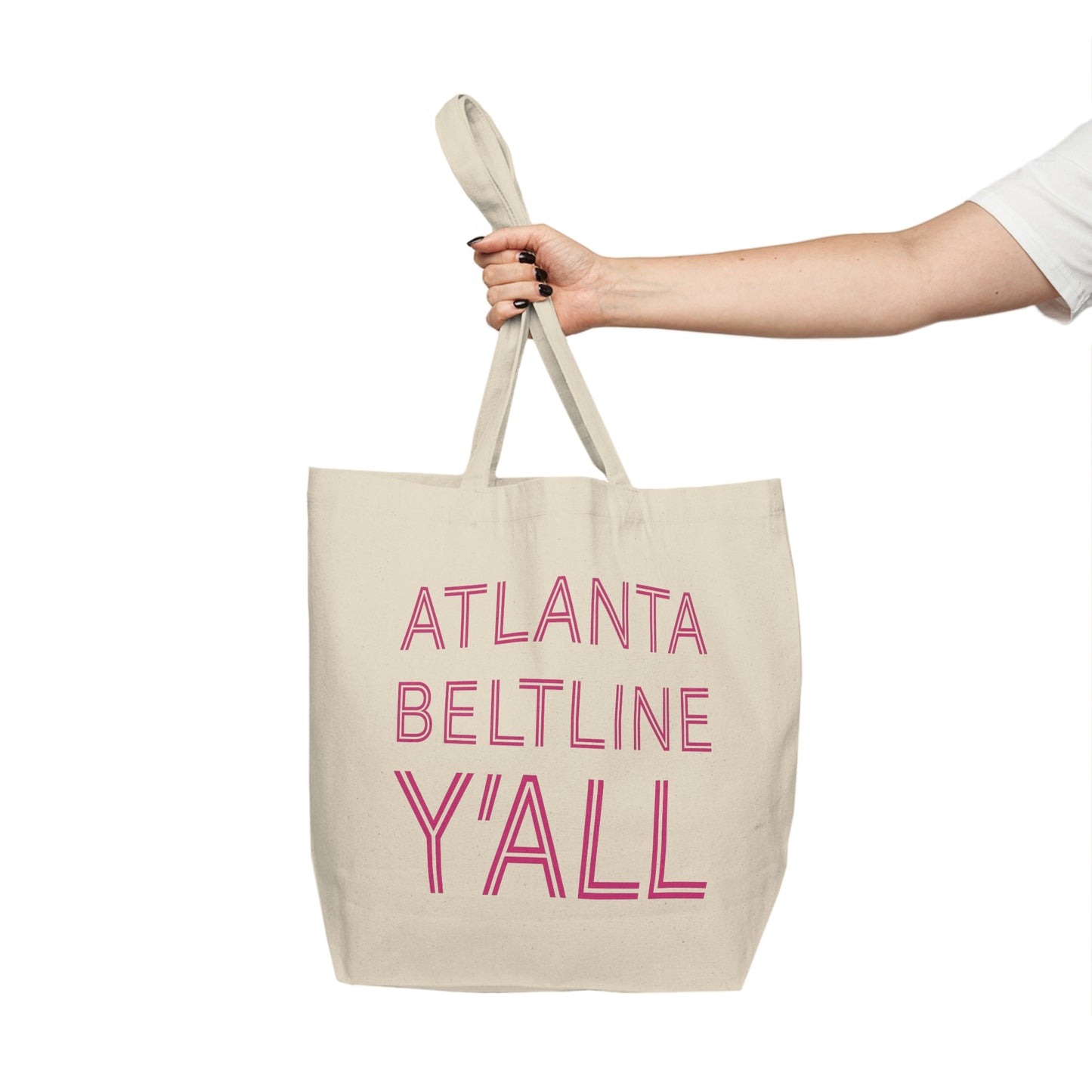 Atlanta BeltLine Y'All Tote - Pink