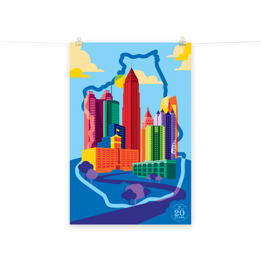 Atlanta Beltline Commemorative Poster – 24"x36"