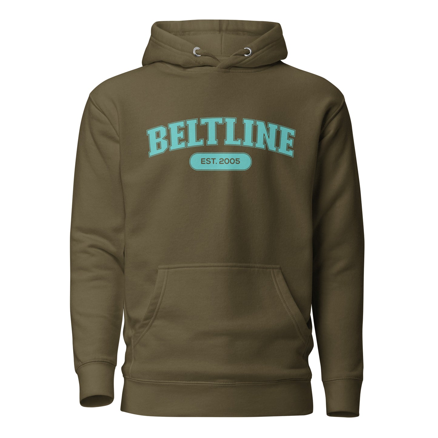 BeltLine Established Unisex Hoodie - Turquoise