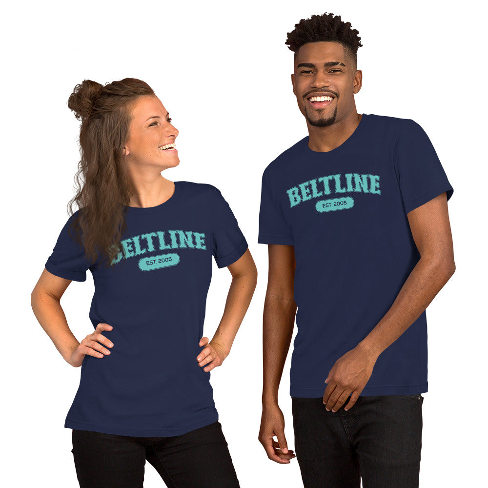 BeltLine Established Unisex Tee - Turquoise