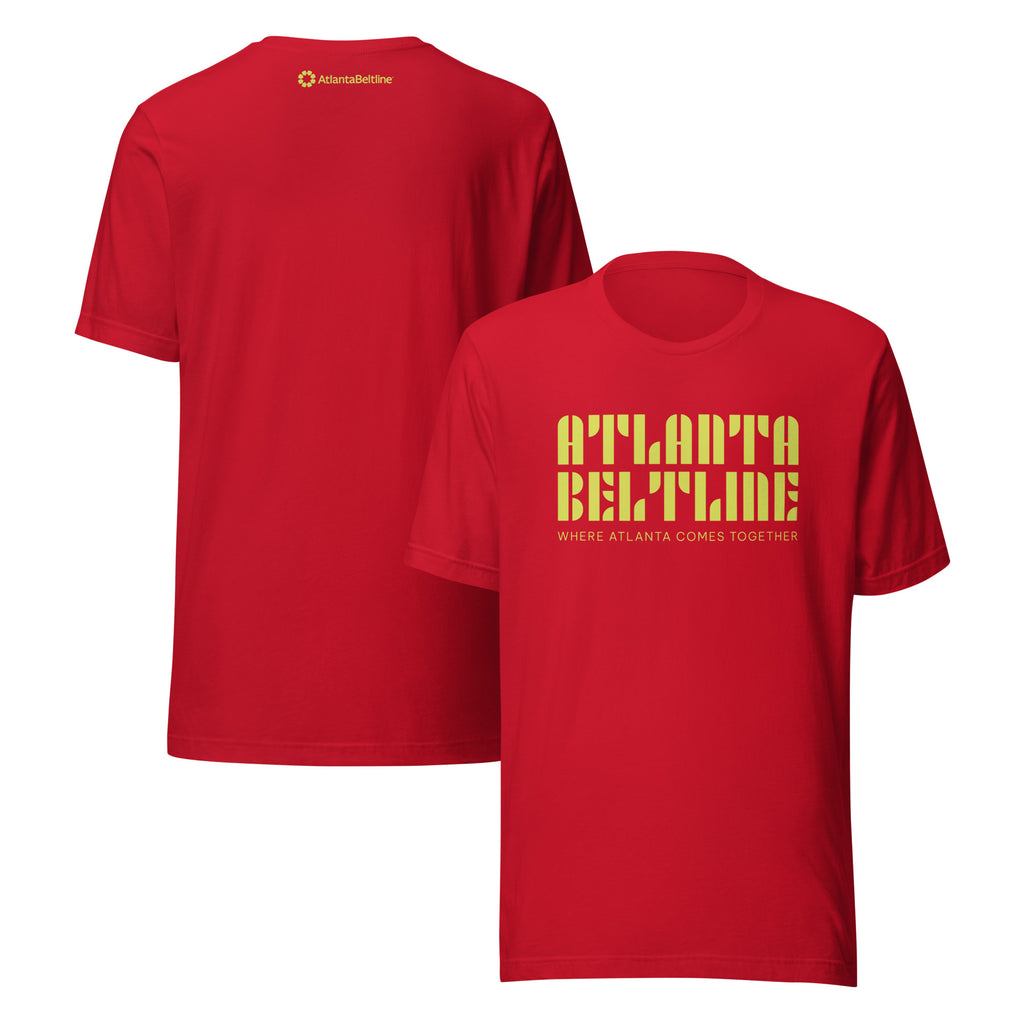 Atlanta Beltline Unisex S/S Tee - Red