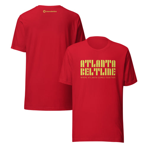 Atlanta Beltline Unisex S/S Tee - Red